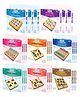 Funvention Set Of 24 DIY Pocket Travel Games Board Games - Multicolour