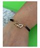 Digital Dress Room Stylish Gold Plated Love Pendant A D Adjustable Mangalsutra Bracelet for Women- Golden