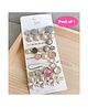 Puchku Set of Partywear Embellished Hair Clips and Pins - Multicolor