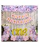 Puchku First Birthday Decorations Happy Birthday Decoration Kit - Pack of 69