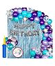Puchku Frozen Mermaid Theme Birthday Decorations - Pack of 95