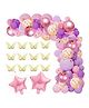 Puchku Happy Birthday Balloons Purple - Pack of 126