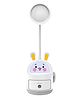 FunBlast Cute Cartoon Design 2 in 1 Table Lamp with Sharpener - White