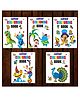 Cartoon Copy Colouring Books Set of 5 - English