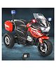Babyhug Battery Operated Three Wheel Ride on Bike  Red | With Music & Lights| Pre-loaded Music with USB & AUX| Easy to Assemble| Comfortable Seat| Easy to Operate| Rechargeable Battery