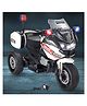 Babyhug Battery Operated Three Wheel Ride on Bike  White | With Music & Lights| Pre-loaded Music with USB & AUX| Easy to Assemble| Comfortable Seat| Easy to Operate| Rechargeable Battery