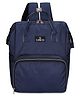 The Clownfish Diaper Dash Series Multipurpose Diaper Bag with Bottle Organizer & Tissues Dispensing Pocket - Navy Blue