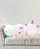 My Gift Booth Unicorn Round Cushion Baby Pack of 3 - Multicolour