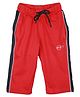 Monte Carlo Side Tape Detailed Capri Pant - Red
