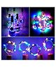 Shopperskart Cork Lights for Birthday Wall Decorations Pack of 3- Multicolor