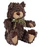 Play N Pets Teddy Bear With Ribbon Bow - Brown
