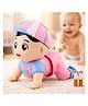 Fiddlerz Muscial Toys for Babies Crawling Baby Toy with Dazzling 3D Lights and Music Sound Toy for Kids Boys Girls - Pink