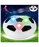 Fiddlerz Air Power Soccer Football Hover Disc Toy with Foam Bumpers and Light up Led Lights Kids Sports Ball Game for Indoor & Outdoor Play Gift for Kids - Multicolour