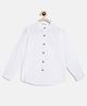 Campana Full Sleeves Solid Shirt - White