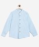 Campana Full Sleeves Solid Shirt - Sky Blue