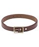 CALVADOSS Self Design Buckle Closure Belt - Maroon