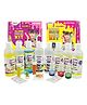 HOTKEI Make 30  Slimes Multicolor Scented DIY Toy Slimy Slime Activator Glue Gel Jelly Putty Making kit Set Toy for Boys Girls Kids- Multicolor