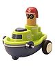 Vworld Unbreakable Four-Wheel Drive Friction Powered Diecast Push and Go Boat Toy  - Multicolor
