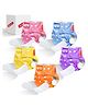 VParents Solid Washable Baby Cloth Diaper Reusable Adjustable Size Waterproof Pocket Cloth Diaper Nappie (With Insert) (Pack of 5)