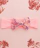 Knotty Ribbons Sequined Bow Headband -  Light Pink
