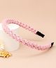 Knotty Ribbons Handmade Macrum Hair Band - Light Pink