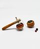 Funwood Games Wooden Hand Spin Top Yo-Yo for Kids Combo of 2 - Assorted Color
