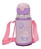 The Procure Store Pig Printed Water Bottle - 700ml Purple