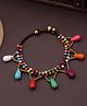 Yellow Chimes Anklet for Women Multicolor Beaded Charm Anklet For Woman & Girls