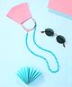 Yellow Chimes Sunglasses or Face Mask Chain for Women - Blue