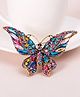 Yellow Chimes Brooch for Women Butterfly Shaped Fashionable Brooch for Girls and Women (Multicolor-2)