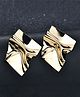 Yellow Chimes Stud Earring for Women Handcrafted Gold Plated Geometric Stud Earrings for Womens and Girls