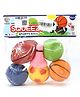 Ratnas Squeezy Sport Balls 6 pcs - Ball Shape & Color May Vary