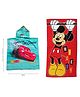 Athom Living Disney Cars Hooded Bath Towel Combo Pack of 2 - Multicolour