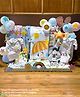 Baby Moo Stars And Rainbows Twin 23 Pcs Luxury Gift Hamper- Multicolour