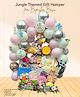 Baby Moo Jungle Themed Bipasha's Devi 15 Pcs Luxury Gift Hamper Peach - Multicolour