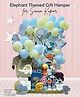 Baby Moo Elephant Themed Sonam's Vayu 30 Pcs Luxury Gift Hamper Blue - Multicolour
