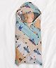 Baby Moo Animal Safari Premium Quilted Hood Wrapper - Yellow
