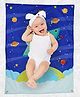 Baby Moo Space 3 Velvet And 1 Waterproof Diaper Changing Sheet Set - Blue