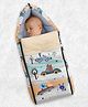 Baby Moo Bear in Car Premium Carry Nest Velvet With Hosiery Lining Sleeping Bag - Yellow