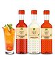 Dhampurgreen Strawberry Litchi Orange Lemonade & Lemon Litchi Pack of 3 - 300ml Each