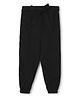 Chuppan Chupai Solid Front Tie Up Joggers - Black
