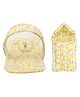 Fareto Baby Mattress with Net & Sleeping Bag - Yellow