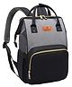 Motherly Crown Melange Fabric Diaper Bag for Mothers for Travel with Warranty | Spacious Diaper Bags for Mom | Baby Bag for Mother Travel - Golden Zip, Orange