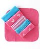 Babyhug Knit Terry Wash cloths Pack of 6 - Multicolour