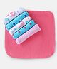 Babyhug Knit Terry Wash cloths Pack of 6 - Multicolour