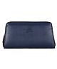 THE CLOWNFISH Evelyn Collection Womens Wallet Clutch Ladies Purse with Multiple Card Slots (Navy Blue)
