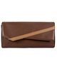 The Clownfish Ivana Series Womens Wallet Clutch Ladies Purse Sling Bag with Multiple Card Slots (Brown)