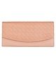 THE CLOWNFISH Remy Collection Womens Wallet Clutch Ladies Purse with Multiple Card Slots (Peach)