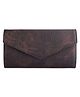 The Clownfish Riddhi Collection PVC Crocodile Finish Snap Flap Closure Bi-Fold Womens Wallet Clutch Ladies Purse with Multiple Card Holders (Maroon)