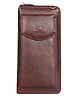 The Clownfish Virgo Ladies Wallet with Front Phone Pocket - Brown